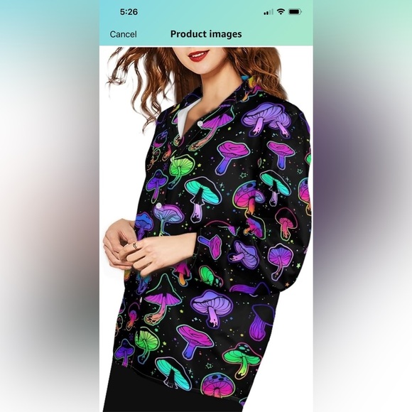 Womens Shirts Oversized Tops Dressy Casual Button Down Long Sleeve Loose Blouse - Picture 3 of 9